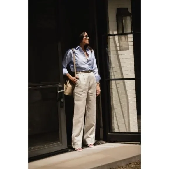 EVERLANE The Draper Pleated Pant 6S NWT - Picture 14 of 16